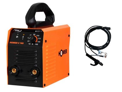Svářecí invertor Homer E 160 pro MMA + kabely