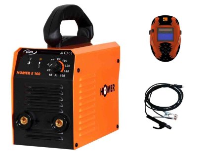 Svářecí invertor Homer E 160 pro MMA - výhodný SET