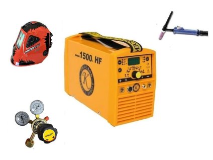 Svářečka TIG HF invertorová Omicron Gama 1500L HF Puls - výhodný SET