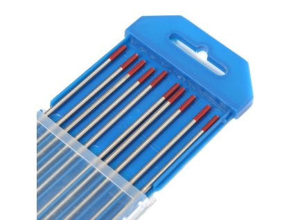 Červená wolframová elektroda - 1 kus, Ø 1,00 - 3,20 mm