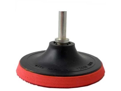 Unašeč Ø 125 mm, suchý zip, závit M14 + stopka