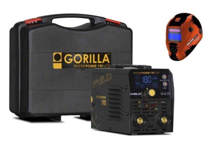 Svářecí invertor 190 LCD VRD Pocket Power pro MMA - výhodný SET
