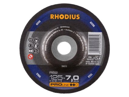 Brusný kotouč o 125 - 230 mm Rhodius