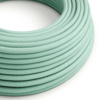Zelený textilní kabel Mint Milk RC34 - matný