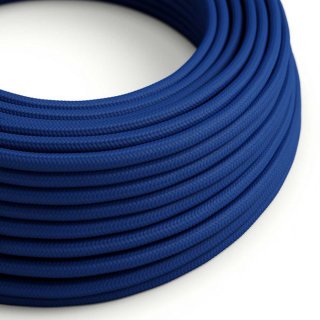 Modrý textilní kabel Classic Blue RM12 - lesklý