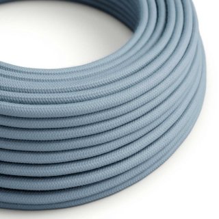 Modrý textilní kabel Ocean Blue RC53 - matný