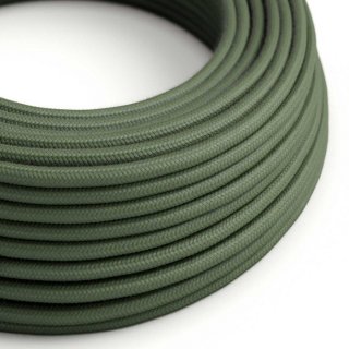 Zelený textilní kabel Sage Green RC63 - matný