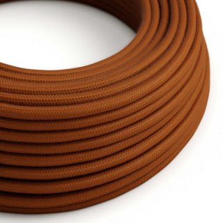 Hnědý textilní kabel Cinnamon Brown RC23 - matný