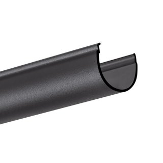 Půlkulatý LED difuzor černý KLUŚ G-22R
