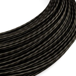 Pruhovaný textilní kabel 2x0,35mm Vertigo ERM54 | lesklý efekt