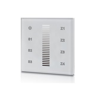 RF nástěnný dotykový panel SR-2830A-AC | 4 zóny | AC 230V