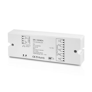 RF stmívač CCT, RGB a RGBW pásků SR-1009EA | 4x8A