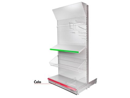 Čelo Racks H11 950 mm - okopový plech s gumenou lištou *M*