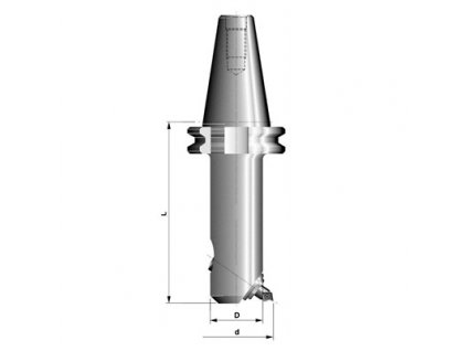 Vyvrt. tyč dokončovací SK50x63-160 VDSK DIN69871