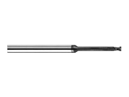 Tvrdokovová 2zubá rohová fréza řady A200 s diamantovým povlakem pr.4mm odlehčený krček