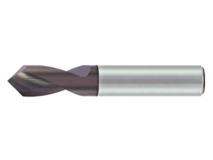 Karbidový vrták pro srážení s úhlem 45° (90°) tolerance H8 průměr D=5mm long