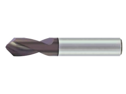 Karbidový vrták pro srážení s úhlem 45° (90°) tolerance H8 průměr D=3mm. Dm=0,8mm