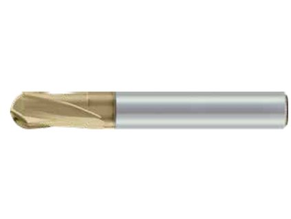 Kulová 2zubá fréza řady H700 do 70 HRC průměr 10 R5