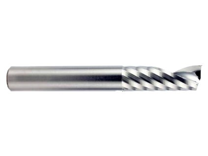 Tvrdokovová 1zubá fréza řady A100 do hliníku průměr 1mm (stopka 4mm)