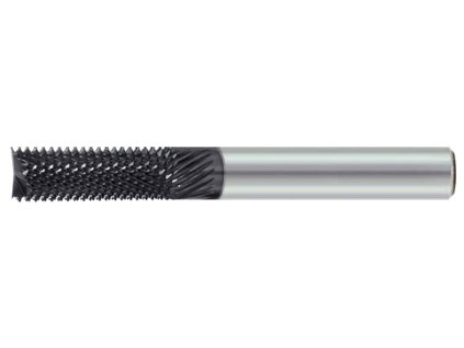 Hrubovací fréza ECSSR do materiálu CFRP/GFRP (karbon) průměr d=3, 7 zubů diamant.povlak