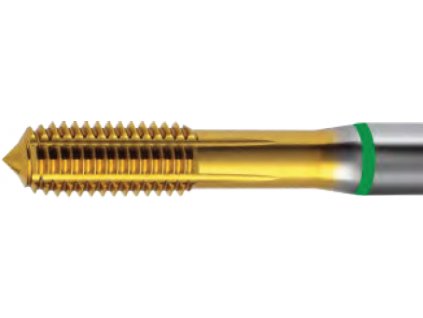 Tvářecí HPC závitník s mazacími drážkami DIN2174C, povlak TiN M16x2