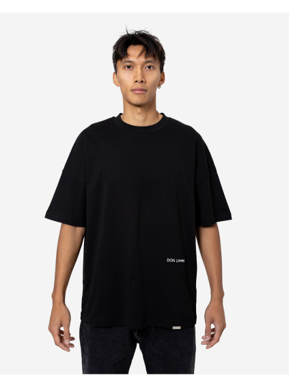 Tricou Oversized Asymetric - black
