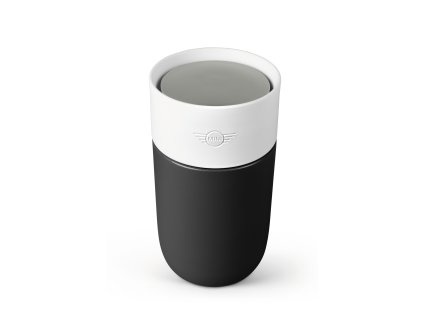 Termošálek MINI logo - black / white