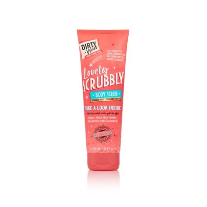 Tělový peeling - Lovely Scrubbly - Broskev a Aloe Vera, 250ml
