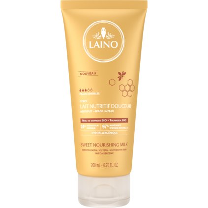 Zjemňující vyživující tělové mléko - Med, 200ml