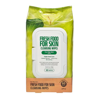 Fresh Food For Skin Čisticí ubrousky pro mastnou pleť, 290g