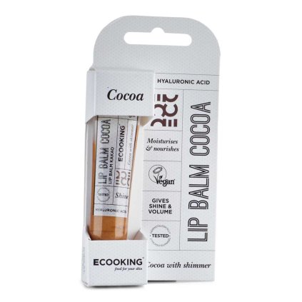 Ecooking Balzám na rty - Odstín Cocoa - Kakao, 15ml