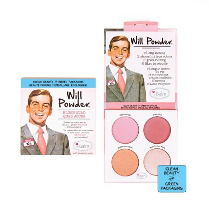 Paleta tvářenek Will Powder Blush Quad, 10g