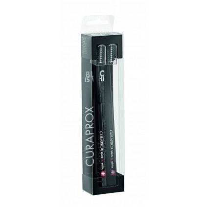 Sada zubních kartáčků - CS Ultra Soft 5460 2-pack Black is White