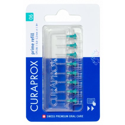 Doplňující sada mezizubních kartáčků CPS 06 prime refill, 8 ks