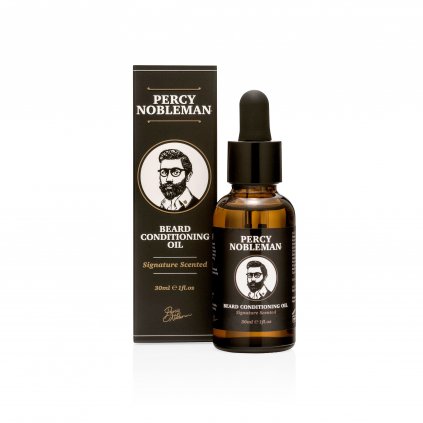 Pánský vyživující olejový kondicionér na vousy - Percy Nobleman, 30ml