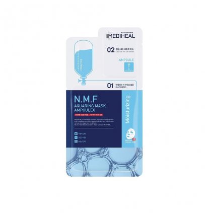 N.M.F Aquaring Mask Ampoulex Hydratační pleťová maska, 27ml + 3ml