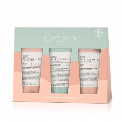 Sada krémů na ruce 3x50ml - Jasmín & Eukalyptus a Broskev & Růže
