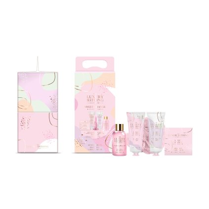 Dárková sada péče o tělo - Pomeranč & Ylang ylang, 5ks