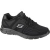 Fekete férfi tornacipő SKECHERS Satisfaction