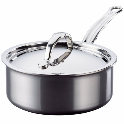 Nyeles lábas NANOBOND TITANIUM 18 cm, 1,9 l, rozsdamentes acél, Hestan