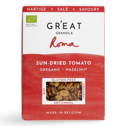 Granola ROMA 200 g, szárított paradicsom és oregánó, GR'EAT GRANOLA