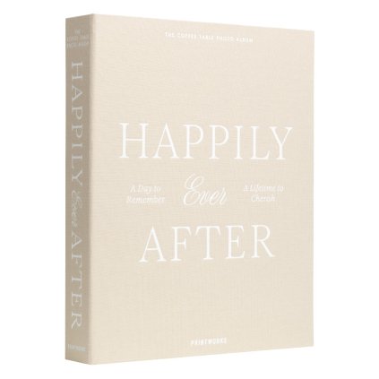 Fotóalbum HAPPILY EVER AFTER, bézs, Printworks