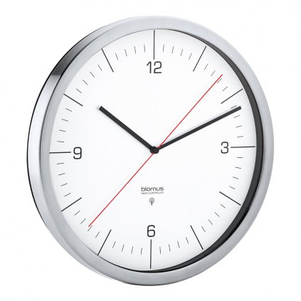 Falióra RONO vezérelt rádiós óra ⌀ 24 cm, fehér, Blomus