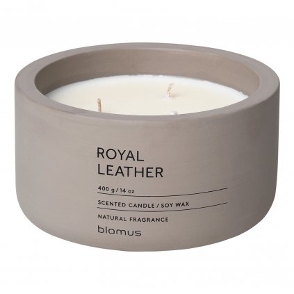 Illatgyertya FRAGA ⌀ 13 cm, Royal Leather, Blomus