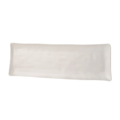 Sushi és sashimi tányér MODERN WHITE 33 x 10,5 cm, fehér, MIJ
