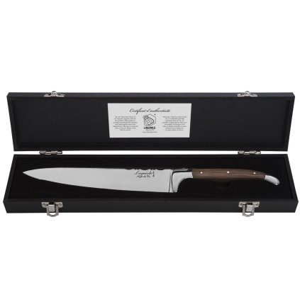 Szakácskés LUXURY 20 cm, ajándékcsomagolás, olajfa markolat, Laguiole