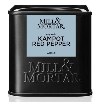 Mill & Mortar KAMPOT bio pirospaprika, 50 g, egész