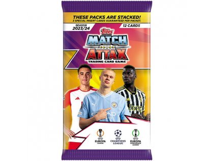 Futbalové karty Topps Match Attax UEFA Champions League 2023/2024 Booster Pack