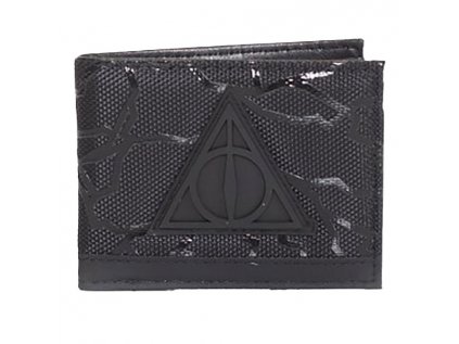 Harry Potter Black on Black Web UV Print Bifold Wallet Peňaženka