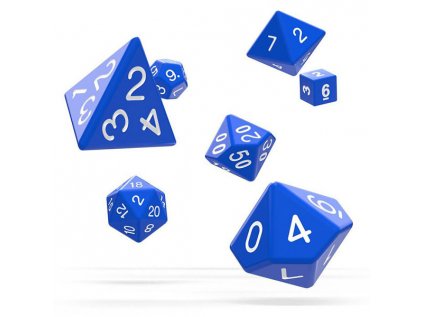 Sada kociek na RPG: Oakie Doakie Dice RPG Set Solid - Blue (7 ks)
